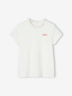 Maedchenkleidung-Shirts & Rollkragenpullover-Shirts-Mädchen T-Shirt mit Rüschen