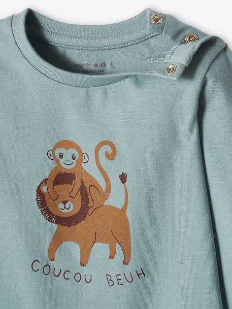 2er-Pack Baby Shirts BASIC - bronze+graublau+wollweiß - 11