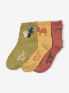 Babymode-3er-Pack Baby Socken mit Kaktus Oeko-Tex