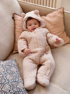 Babymode-Mäntel, Jacken, Overalls & Ausfahrsäcke-Overalls-Baby Overall aus Musselin, seitliche Öffnung