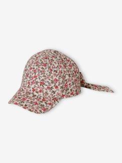 Maedchenkleidung-Accessoires-Mützen, Schals & Handschuhe-Mädchen Cap mit Blumenmuster