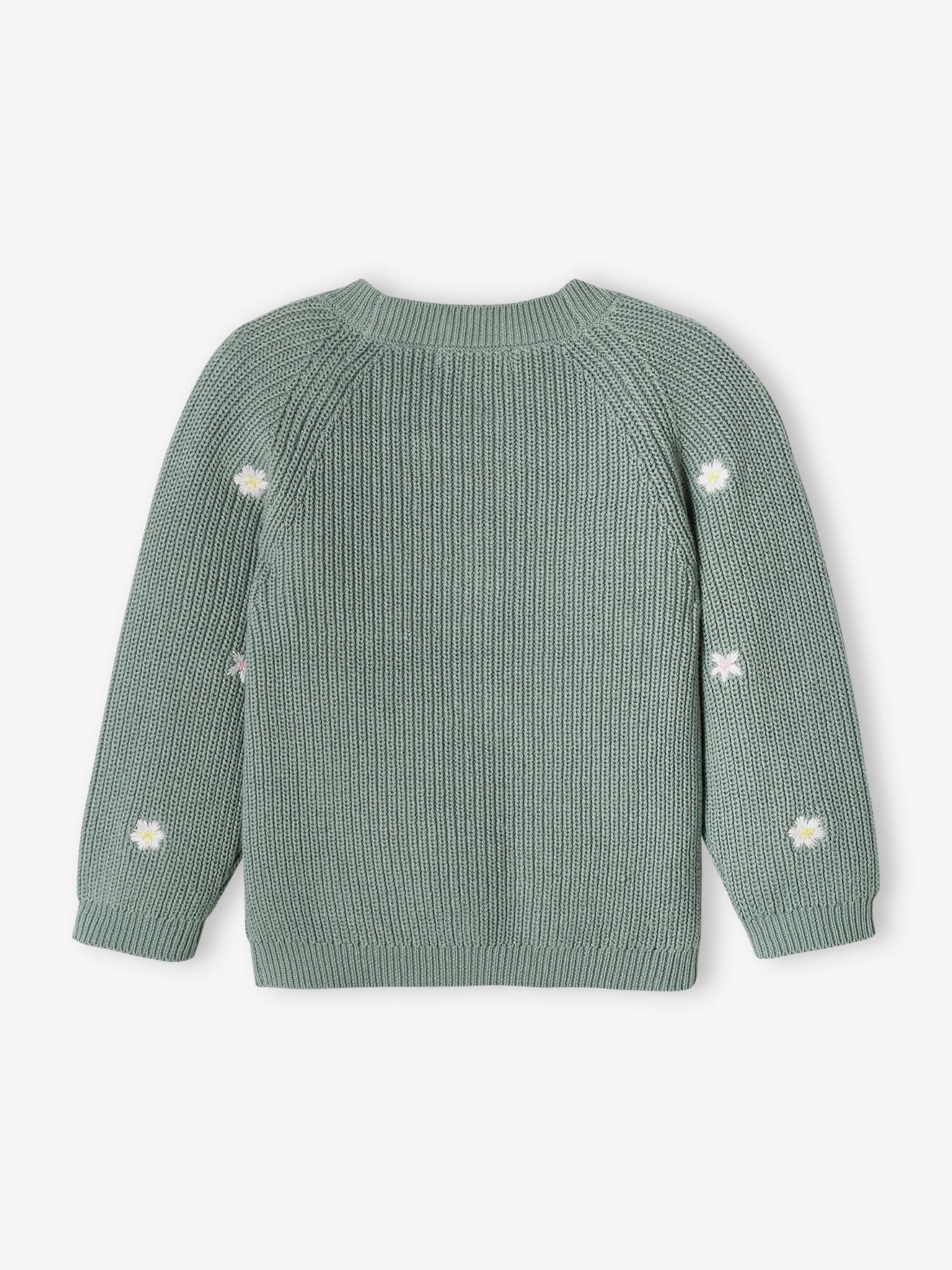Thumbnail - Mädchen Baby Strickjacke