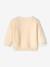 Mädchen Baby Strickjacke - hellblau+wollweiß - 6