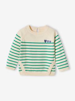 Babymode-Pullover, Strickjacken & Sweatshirts-Pullover-Mädchen Baby Pullover, Streifen Oeko-Tex