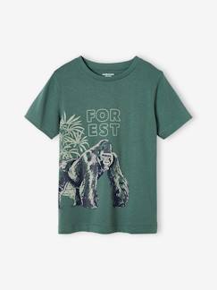 Jungenkleidung-Jungen T-Shirt aus Bio-Baumwolle, Tier-Print