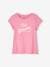 Mädchen T-Shirt, Message-Print BASIC Oeko-Tex - bonbon rosa+erdbeer+himmelblau+koralle+marine+rot+tannengrün+vanille - 1