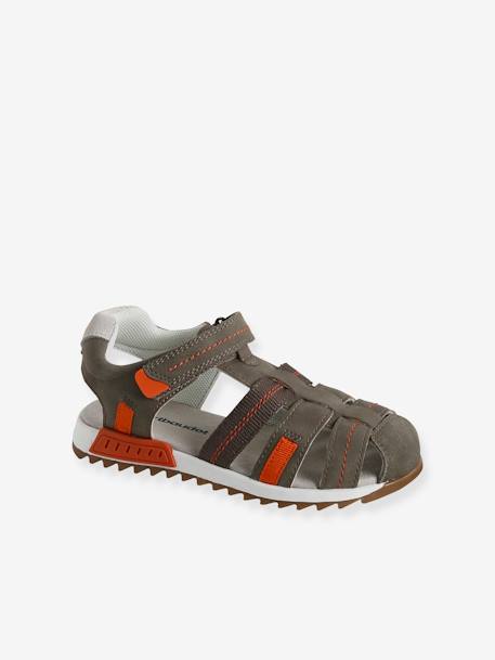 Jungen Sandalen, geschlossen - graubeige+marine - 1