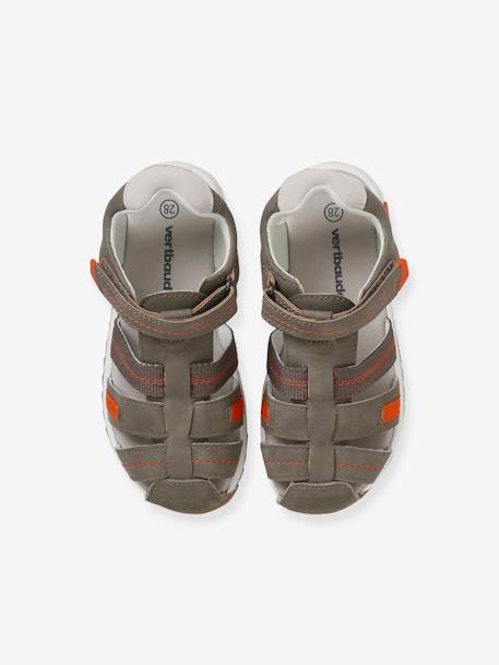 Jungen Sandalen, geschlossen - graubeige+marine - 4