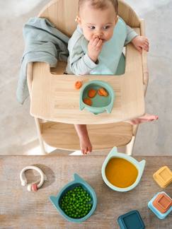 Babyartikel-Essen & Trinken-3er-Set Schalen aus Silikon „Katze“