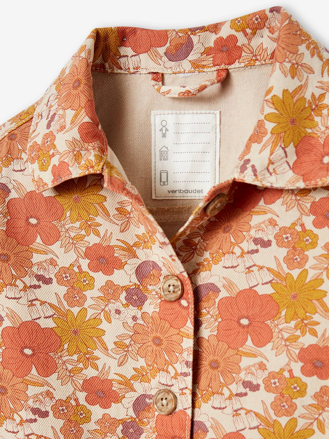 Thumbnail - Mädchen Jacke mit Blumenmuster