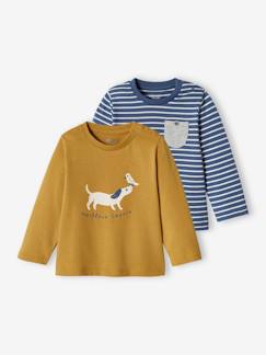 Babymode-Shirts & Rollkragenpullover-2er-Pack Baby Shirts BASIC