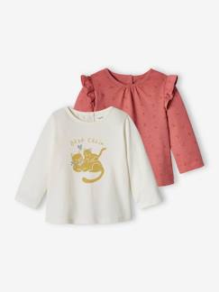 Babymode-Shirts & Rollkragenpullover-2er-Pack Baby Shirts BASIC