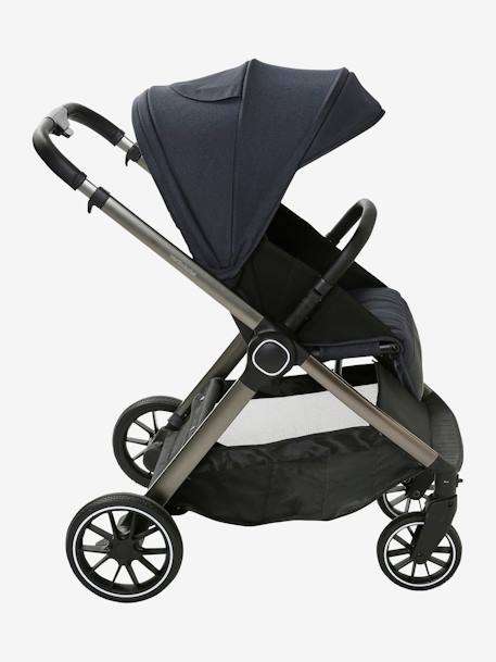 Kombi-Kinderwagen „Auriga“ mit Babyschale & Babywanne - nachtblau+schiefergrau - 10