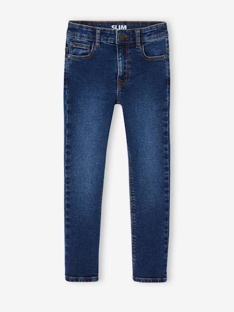 Jungen Slim-Fit-Jeans BASIC - blue stone+dark blue - 4