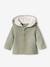 Neugeborenen-Set: Strickjacke, Hose & Body - aqua+beige meliert+zartrosa - 2