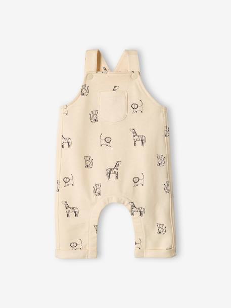 Baby-Set: Sonnenhut, Body und Latzhose Oeko-Tex - weiß/blau+wollweiß - 10