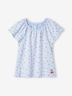 Maedchenkleidung-Shirts & Rollkragenpullover-Shirts-Mädchen T-Shirt mit Schmetterlingsärmeln, bedruckt