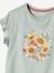 Mädchen T-Shirt mit Pailletten-Print und Volants Oeko-Tex - altrosa+aqua+grün+hellrosa - 7
