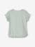 Mädchen T-Shirt mit Pailletten-Print und Volants Oeko-Tex - altrosa+aqua+grün+hellrosa - 6