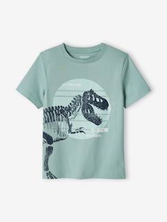 Jungenkleidung-Shirts, Poloshirts & Rollkragenpullover-Shirts-Jungen T-Shirt, Dinosaurier Oeko-Tex