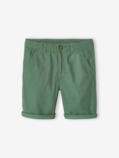 Jungenkleidung-Jungen Chino-Shorts Oeko-Tex, Bundweite verstellbar