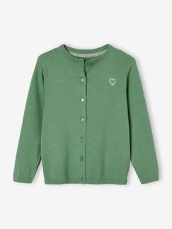Maedchenkleidung-Pullover, Strickjacken & Sweatshirts-Mädchen Strickjacke  BASIC, personalisierbar
