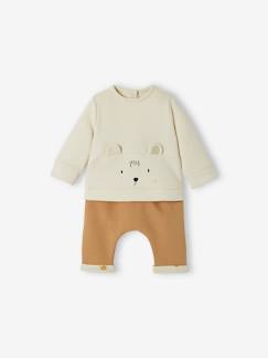 Baby Set aus Sweatshirt und Hose, personalisierbar Oeko-Tex -  - [numero-image]