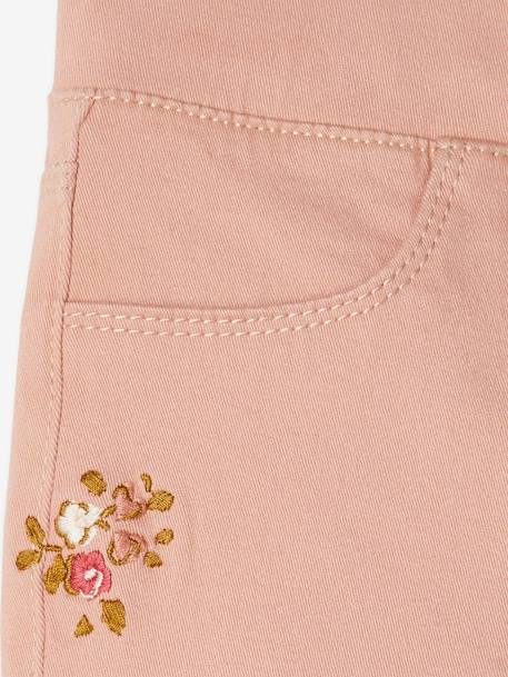 Mädchen Treggings, Hüftweite SLIM, Bundweite verstellbar grün+zartrosa 11