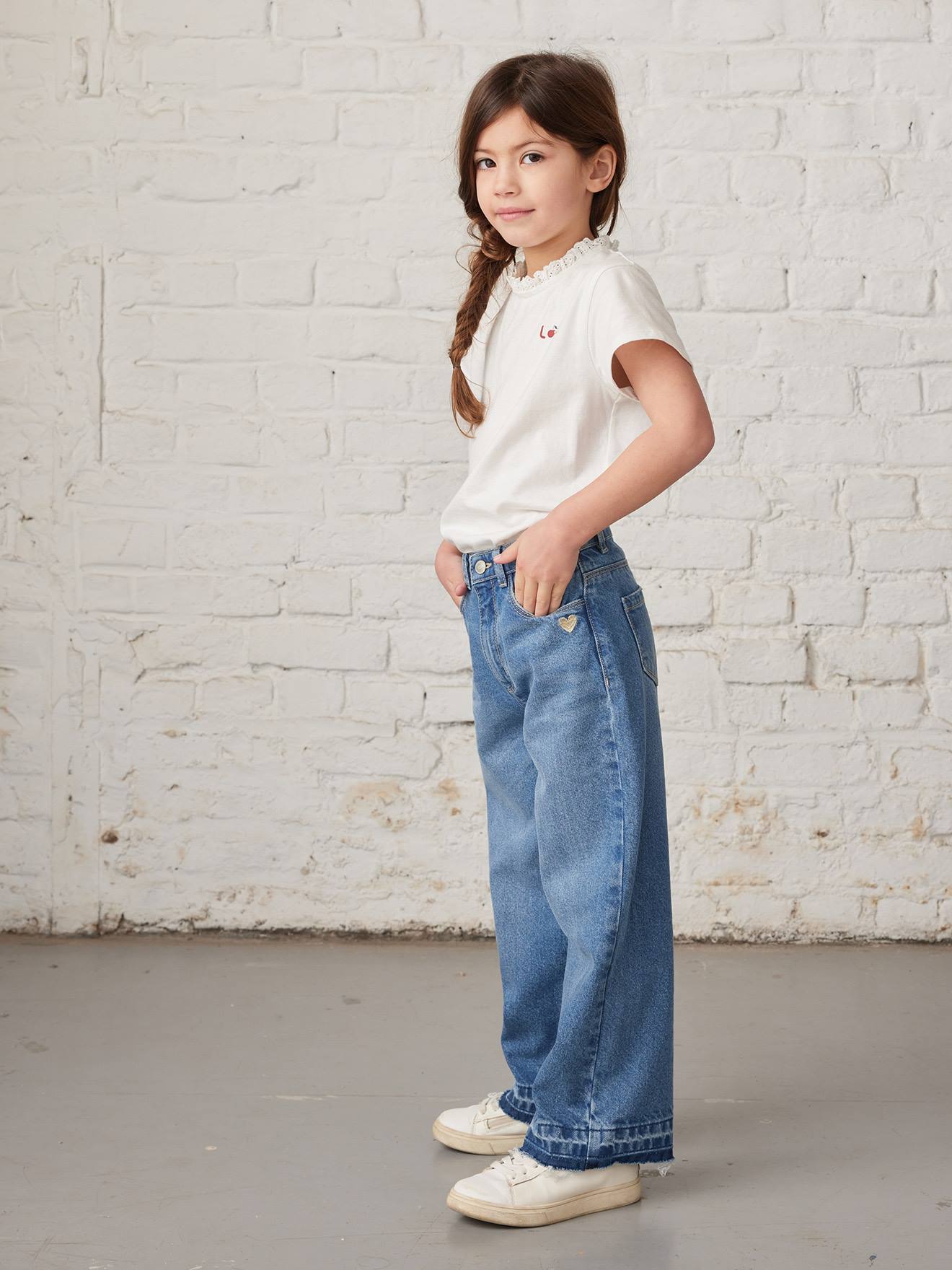 Thumbnail - Mädchen Flare-Jeans