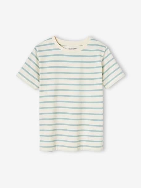 3er-Pack Jungen T-Shirts BASIC Oeko-Tex - pack braun+pack gelb+pack grün+pack rot - 35