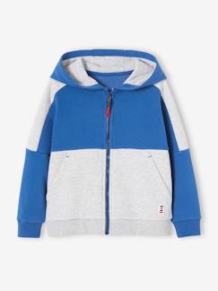 Jungenkleidung-Pullover, Strickjacken, Sweatshirts-Jungen Kapuzensweatjacke