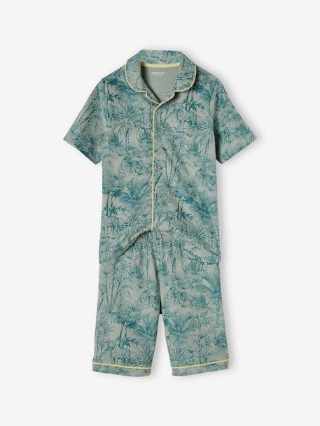 2-teiliger Jungen Schlafanzug mit Dschungel-Print - grün - 4