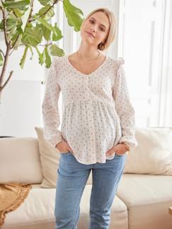 Umstandsmode-Umstandsblusen-Bluse für Schwangerschaft und Stillzeit