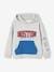 Jungen Sport-Kapuzensweatshirt „Boston“ - grau meliert - 2