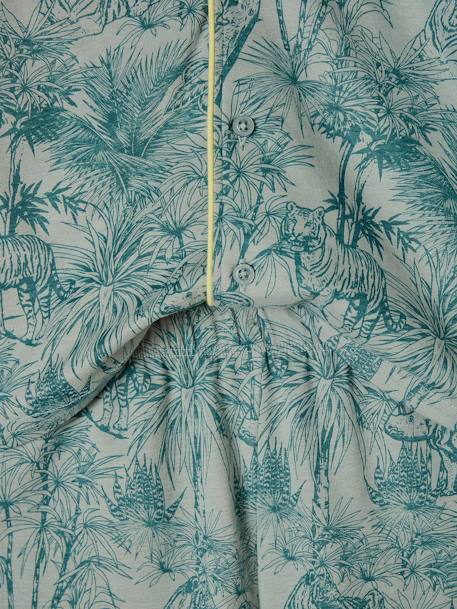2-teiliger Jungen Schlafanzug mit Dschungel-Print - grün - 8