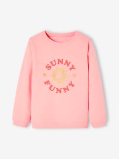 Maedchenkleidung-Pullover, Strickjacken & Sweatshirts-Mädchen Sweatshirt BASIC