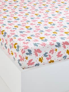 Dekoration & Bettwäsche-Kinderbettwäsche-Kinder Spannbettlaken „Schmetterlinge“