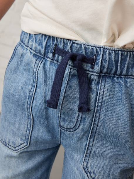 Jungen Cargo-Jeans mit Dehnbund OEKO-TEX®, Bundweite verstellbar blue stone+double stone 17