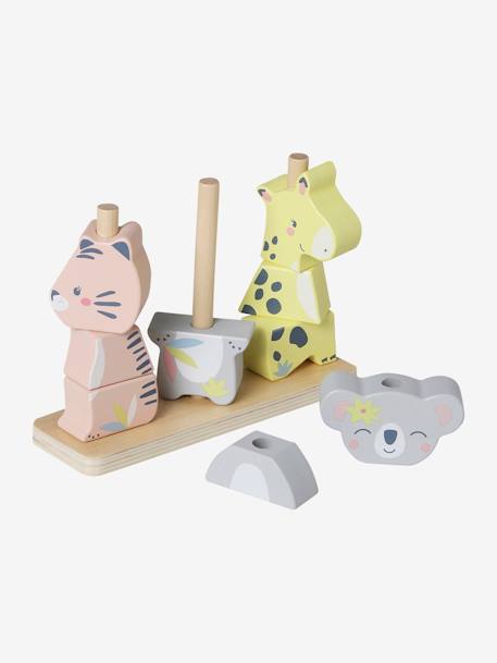 Stapeltiere „Koala“ aus Holz FSC - rosa - 5