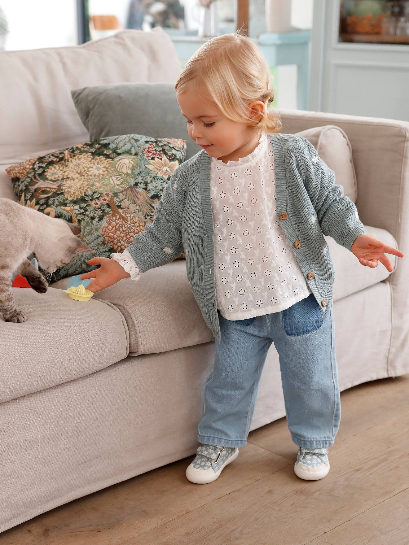 Thumbnail - Mädchen Baby Volantbluse