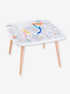 Kinderzimmer-Kindermöbel-Tische & Schreibtische-Kinder Montessori-Maltisch LES DROLES DE BOUILLES