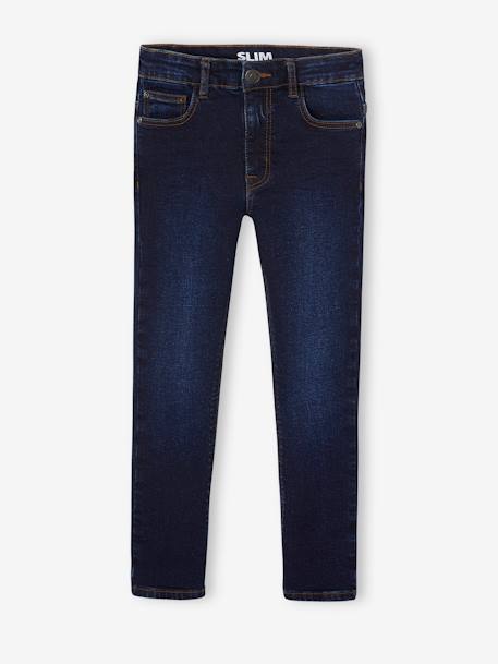 Jungen Slim-Fit-Jeans BASIC - blue stone+dark blue - 9