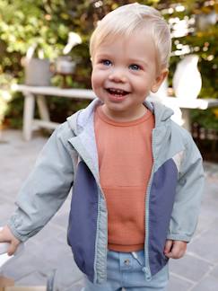 Babymode-Shirts & Rollkragenpullover-Shirts-Baby Sweatshirt mit kurzen Ärmeln