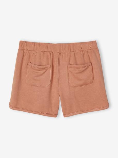 Sport-Shorts für Mädchen Oeko-Tex - dunkelblau+rosa+ziegel - 10