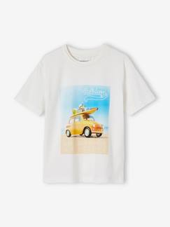 Jungenkleidung-Shirts, Poloshirts & Rollkragenpullover-Shirts-Jungen T-Shirt, Auto-Print