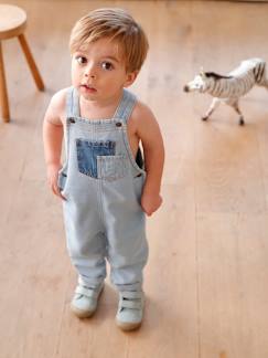 Babymode-Jumpsuits & Latzhosen-Baby Latzjeans, Kontrast-Taschen