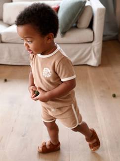 Babymode-Baby-Set aus Frottee: T-Shirt & Shorts