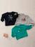 Baby Sweatshirt mit Tier-Print BASIC Oeko-Tex - grün+marine+nachtblau - 13