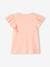 Mädchen T-Shirt mit Volants - koralle+pfirsich+salbeigrün - 5