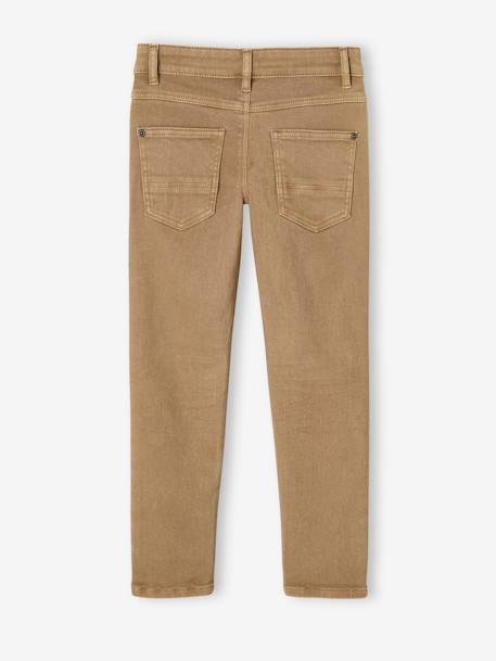 Jungen Slim-Fit-Hose, Hüftweite SLIM, Bundweite verstellbar beige+blau+grün+nachtblau+schokolade+terrakotta farbe 6